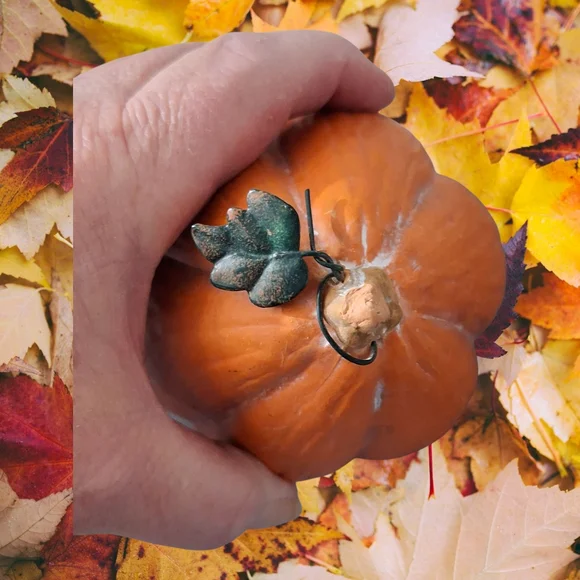 🍊Hobby Lobby Orange Pumpkin Decor - Picture 2 of 4